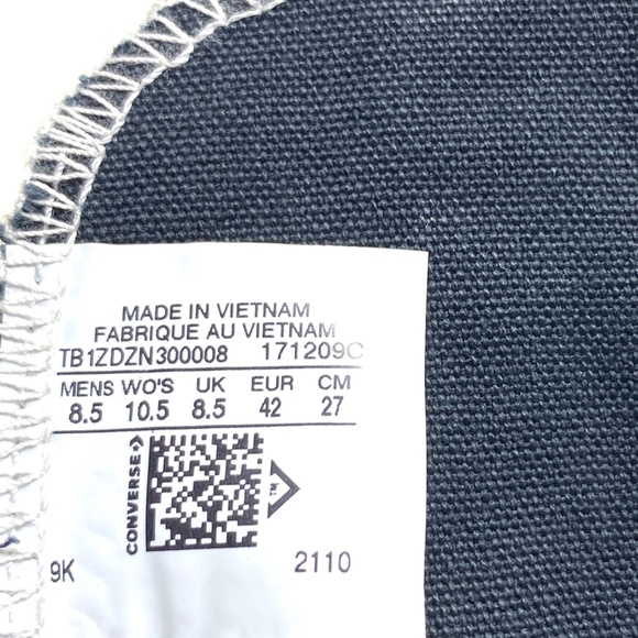 Converse Ctas Lift Platform For Women Brown Canvas Hi Shoes Custom 171209C-BWBW - Picture 9 of 10